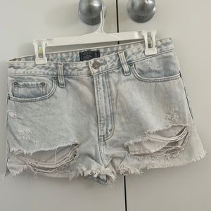 Abercrombie and fitch denim shorts